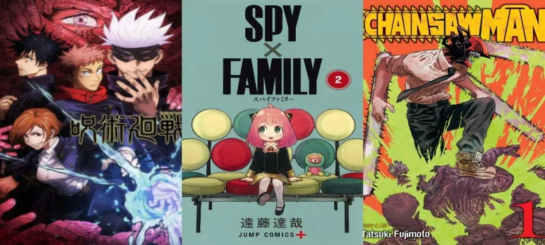 مانگاهای "Jujutsu Kaisen"، "Chainsaw Man"، "One Piece" و "Spy x Family" در فهرست پرفروش‌ترین مانگا NYT قرار گرفتند